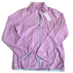 NWT Adidas windbreaker. Golf, jog, pure fashion. L